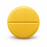 Yellow tablet with score line Glucotrol XL | Glipizide Extended-Release Tablets